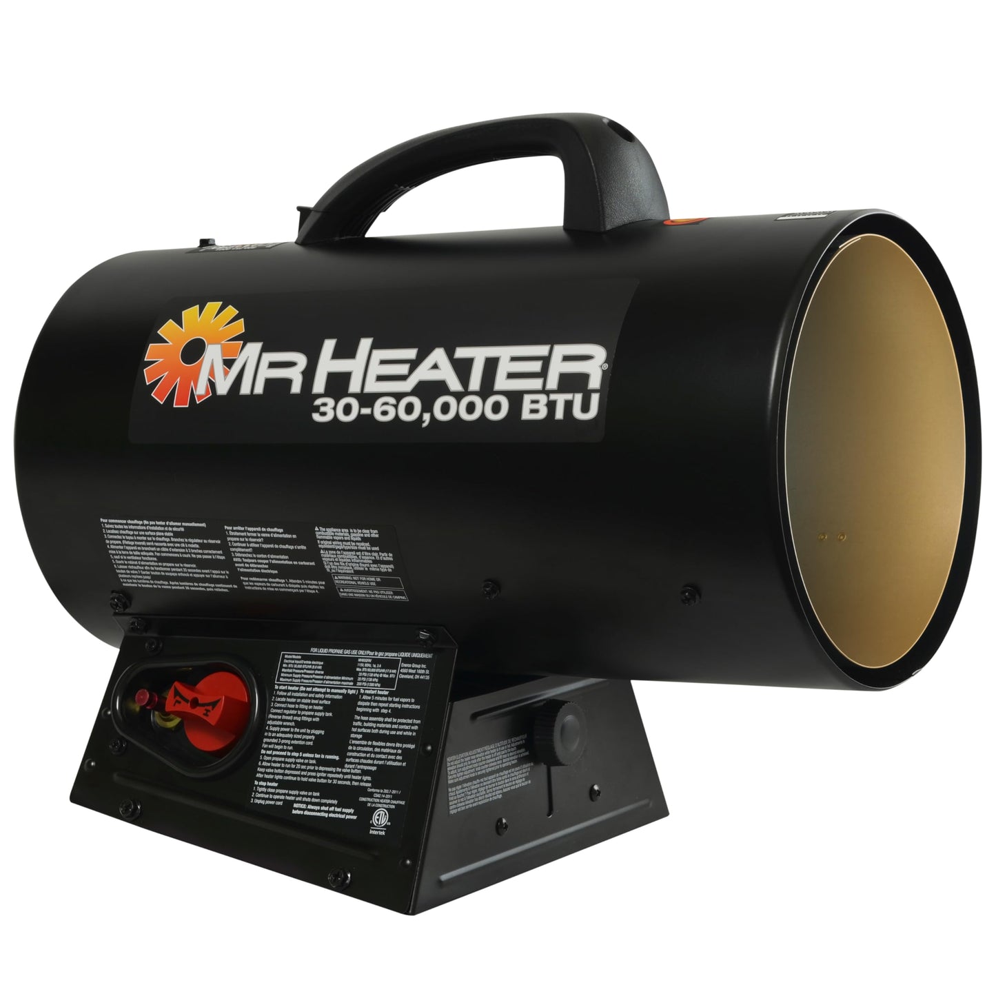 Mr. Heater 60,000 BTU Portable Propane Forced Air Heater, 19.75 x 11.50 inches
