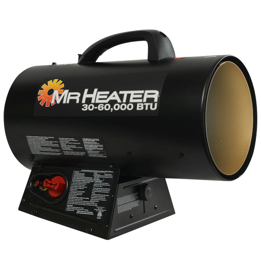Mr. Heater 60,000 BTU Portable Propane Forced Air Heater, 19.75 x 11.50 inches