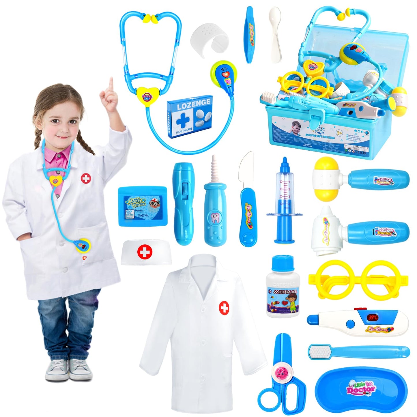 Doctor Kit for Toddlers Dress Up Toys