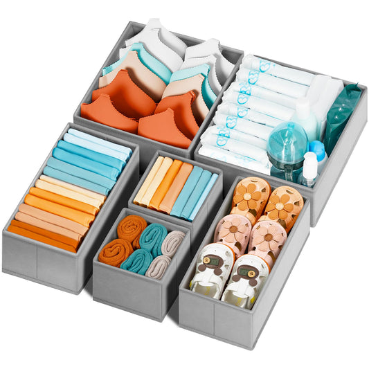 Drawer Organizer Clothes 6 Pack