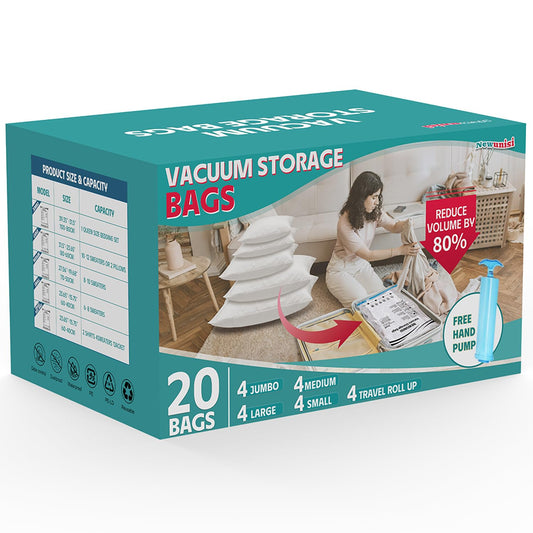 20 Pack Vacuum Storage Bags