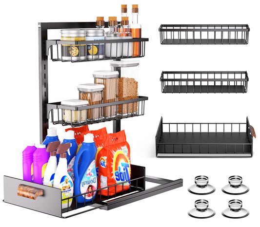 3 tier Adjustable Under Sink Organizer