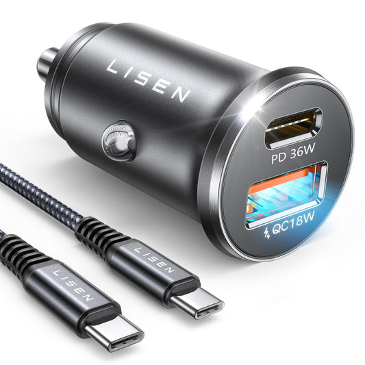 LISEN  54W USB Car Charger - Fast Charge