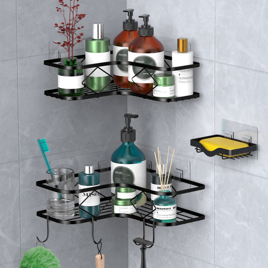 Shower Corner Organizer Shelves