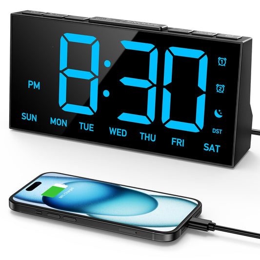 GOLOZA Digital Alarm Clocks, 4 Levels Brightness