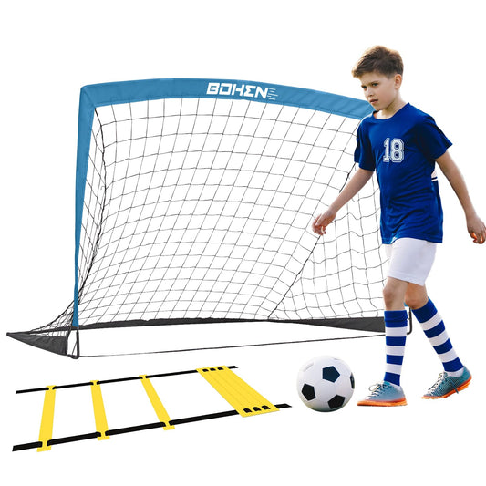 Small Soccer Goal with Training Ladder