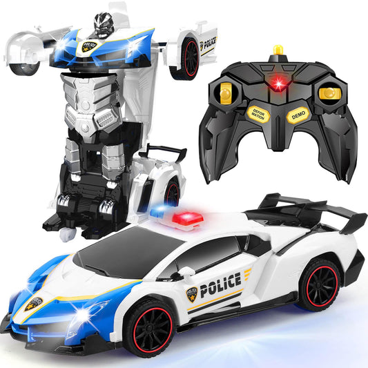 Remote Control Transforming Police Car