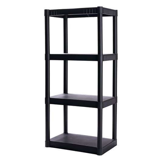 Plano 4-Shelf Plastic Storage Shelves, 48x23x14 in