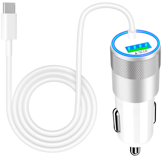 USB-C Car Carplay Charger + 6FT Type-C Cable