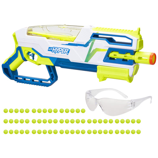 NERF Hyper Pump-Action Blaster with Eyewear