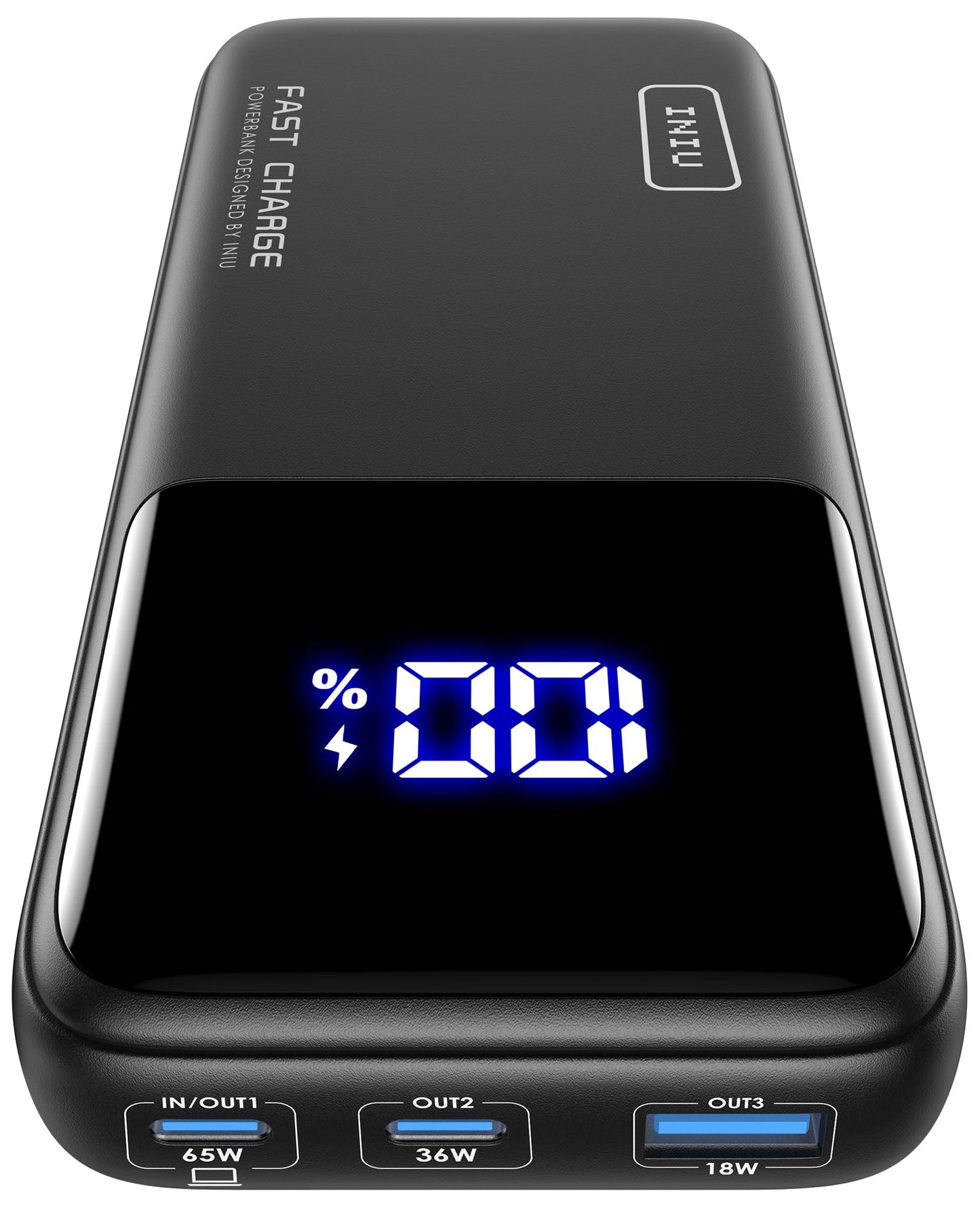 INIU Power Bank, 20000mAh 65W USB C Portable Charger