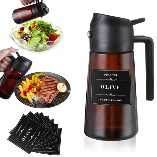 2 In 1 Oil Sprayer Dispenser - 16oz