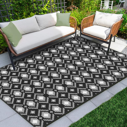 5x8ft Outdoor Plastic Straw Rug