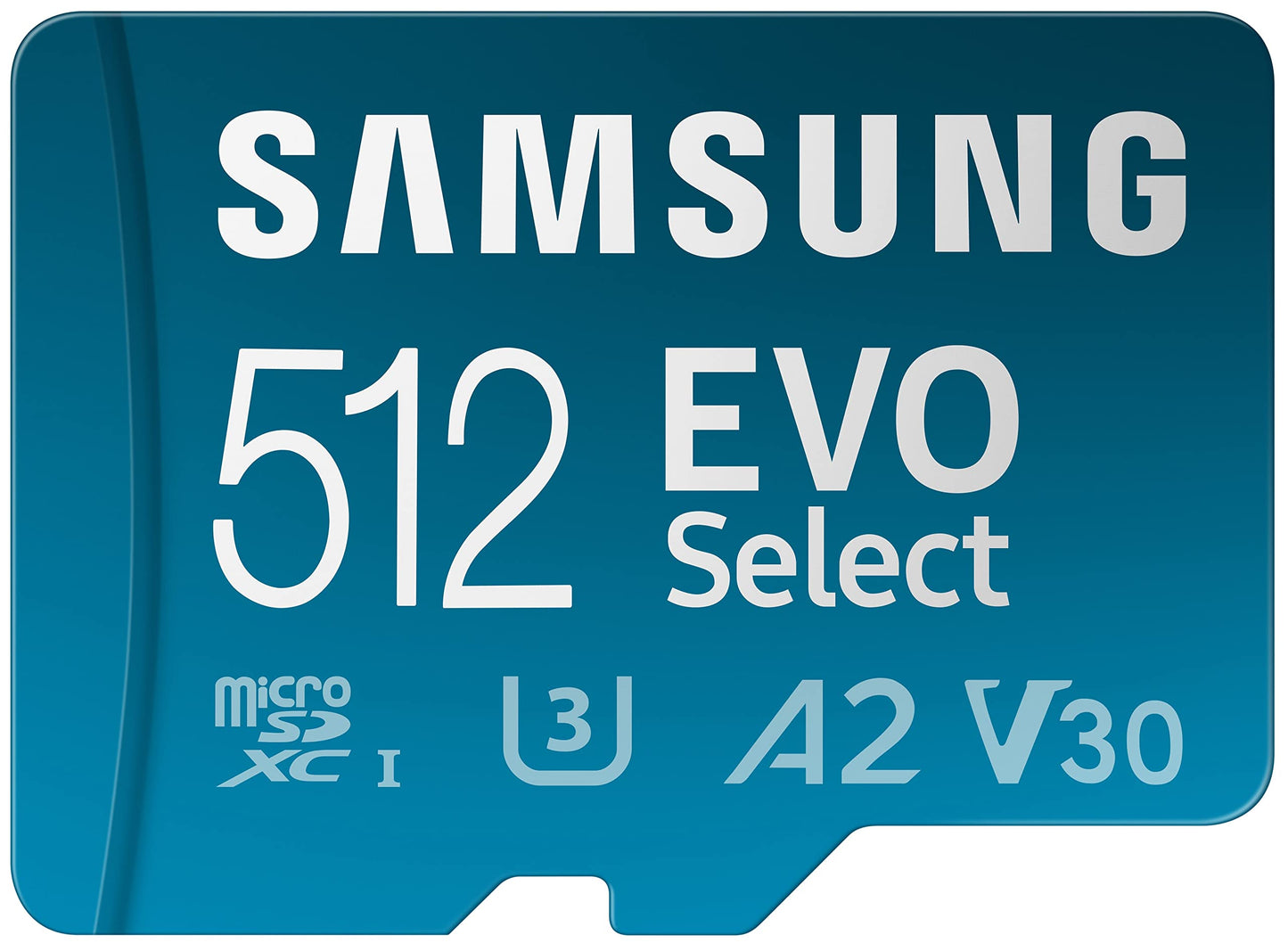 Samsung EVO Select 512GB microSDXC Memory Card with Adapter