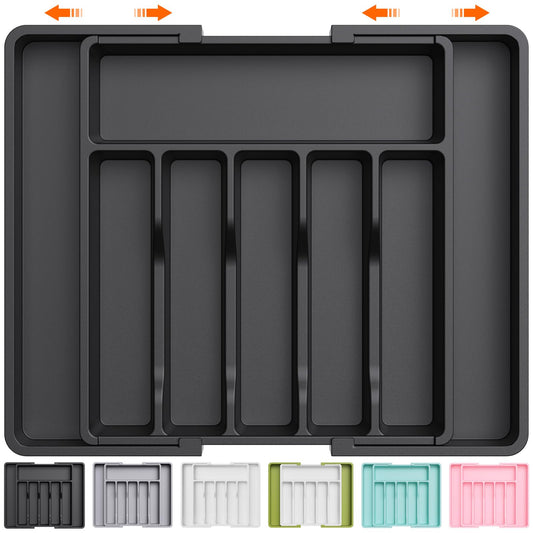 Lifewit Large Silverware Drawer Organizer