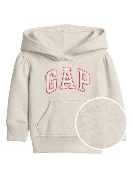 GAP Baby Girls Logo Pullover Hoodie Sweatshirt