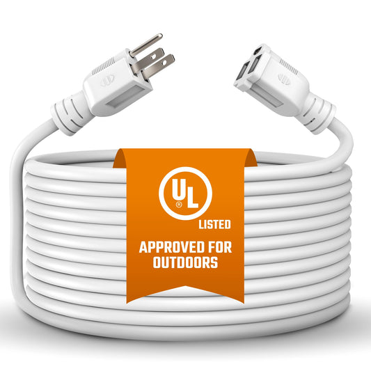 Extension Cord 10 Ft, Heavy Duty, Grounded Outlet, Extension Wire.