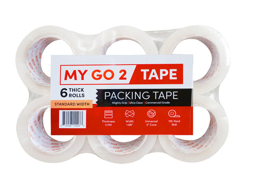 My Go 2 Tape 110 Yard Rolls, 6 Pack
