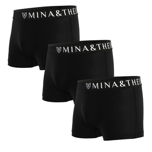 Pack of 3 Men's Classic Bamboo Rayon Boxer Briefs