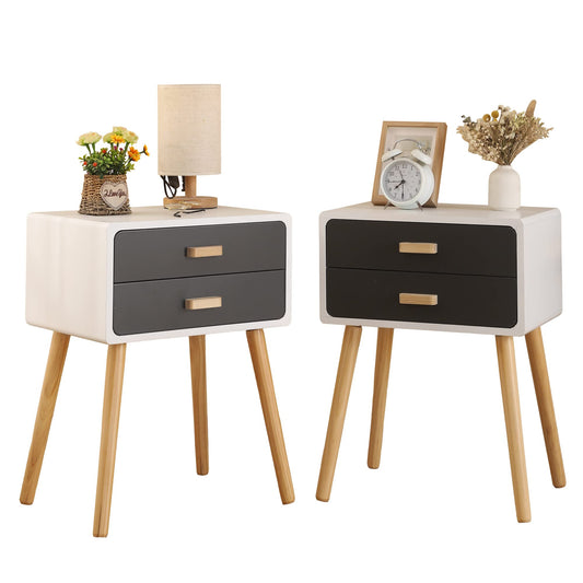 2 drawer Nightstands 2-Piece Set
