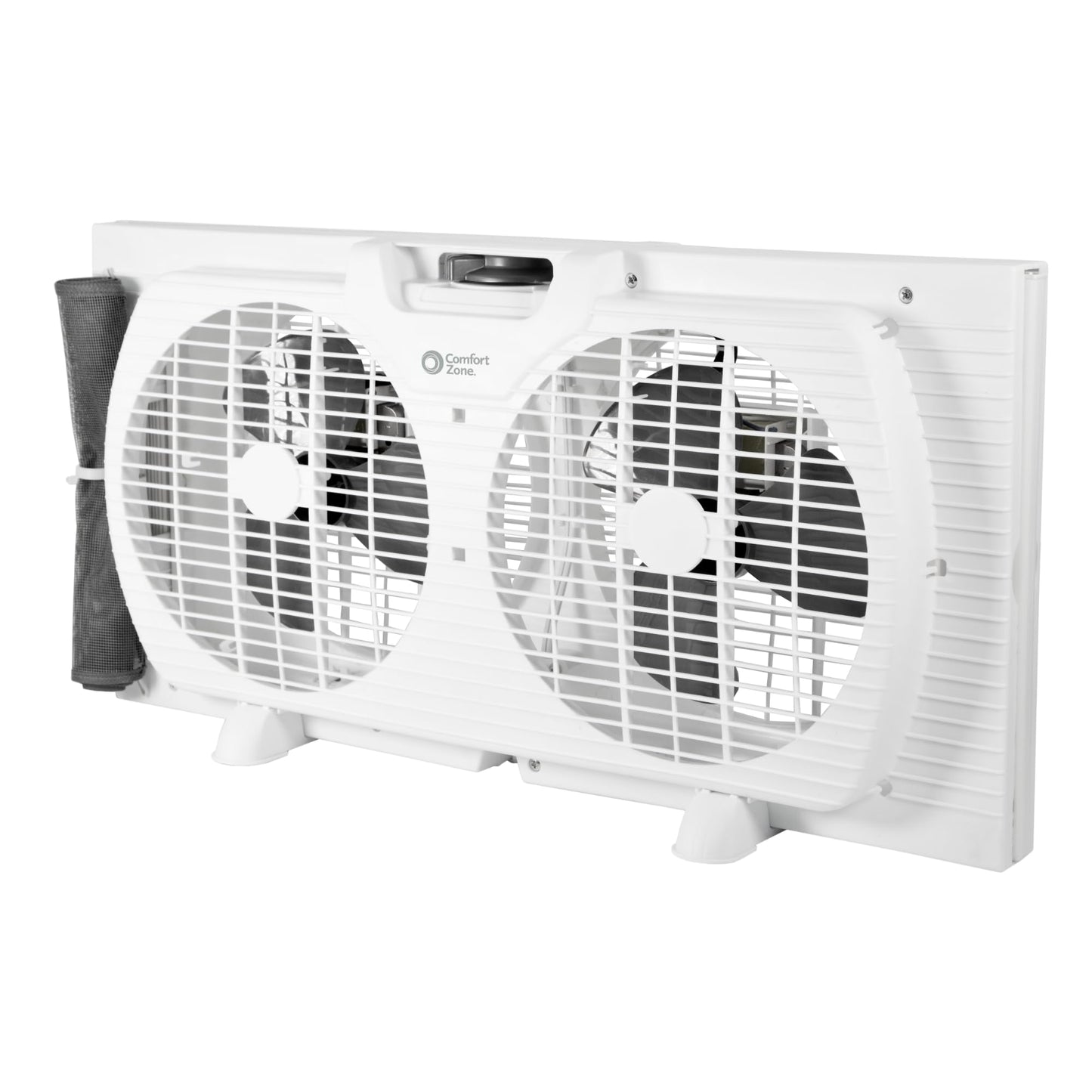 Comfort Zone Window Fan with Auto-Locking Expanders