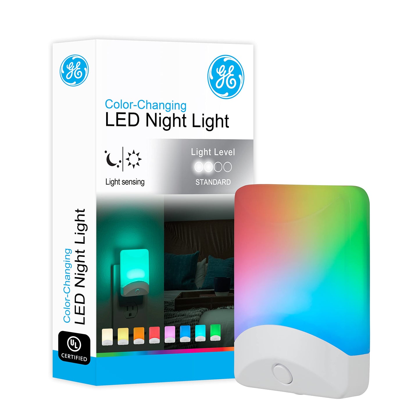 GE Color-Changing LED Night Light – 1 Pack