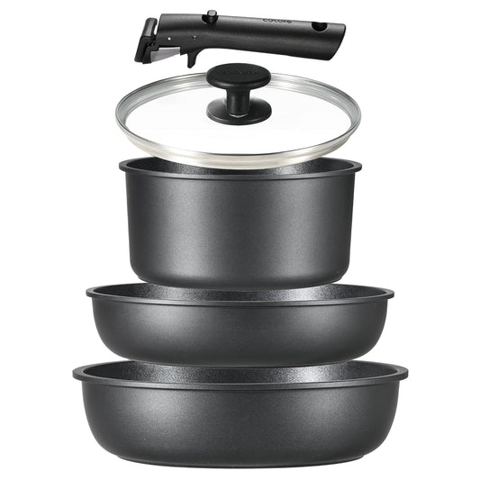 CAROTE Cookware Set Detachable Handle