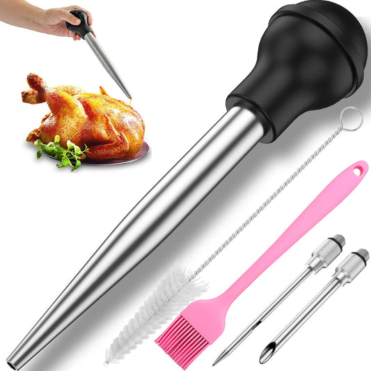 Stainless Steel Turkey Baster & Injector