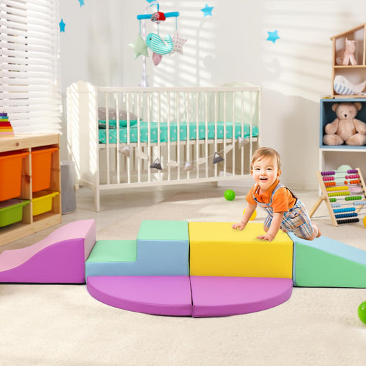 Joyspirit Toddler Foam Climbing Blocks Set - 6 pcs