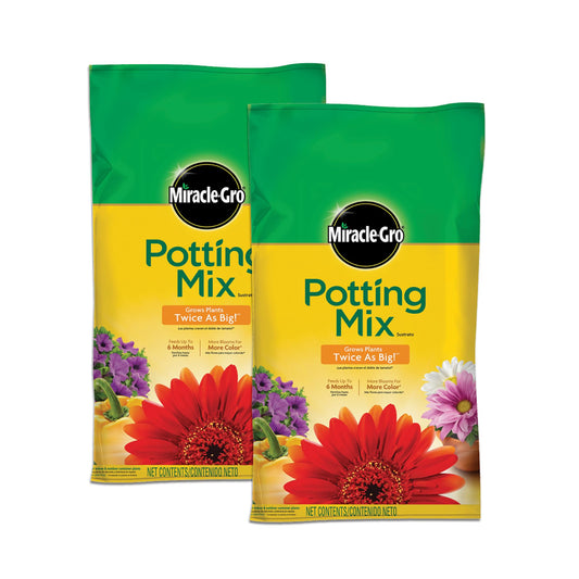 Miracle-Gro Potting Mix, 2 Pack