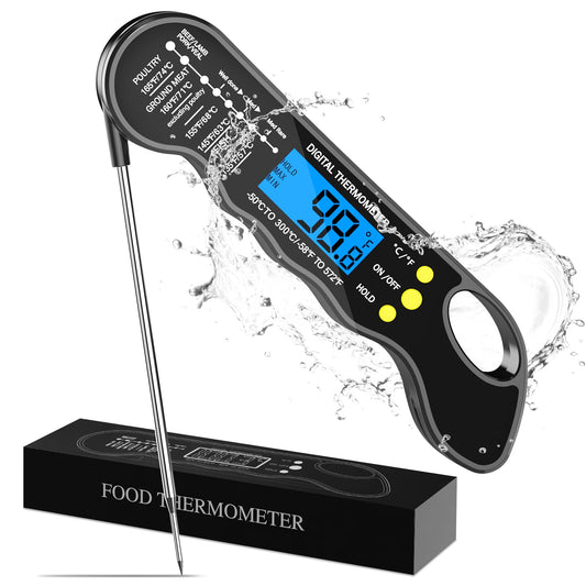TRAUSI Instant Read Meat Thermometer