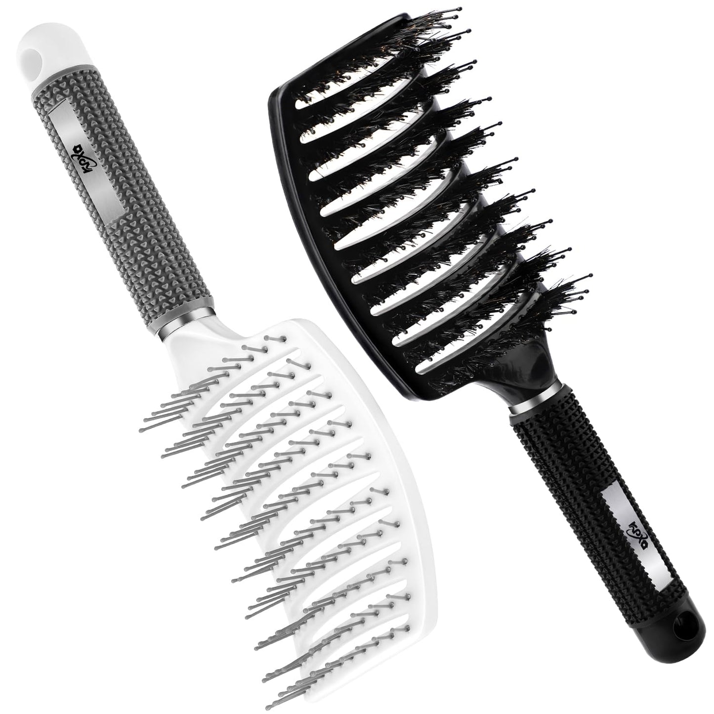 Curly Detangling Brush Set – 2pcs