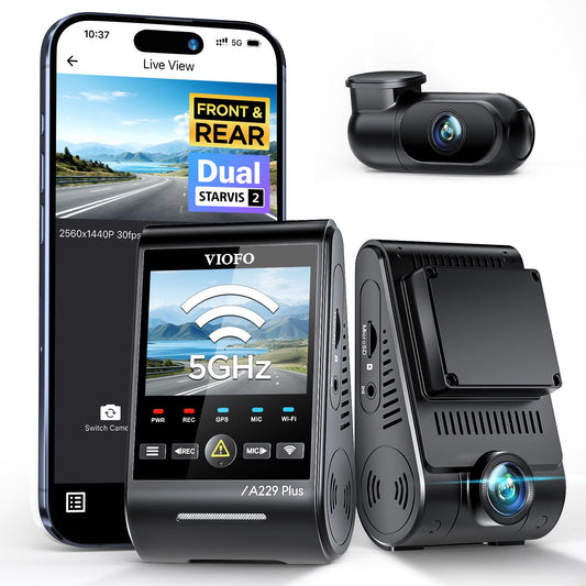 VIOFO Plus Dash Cam Front and Rear