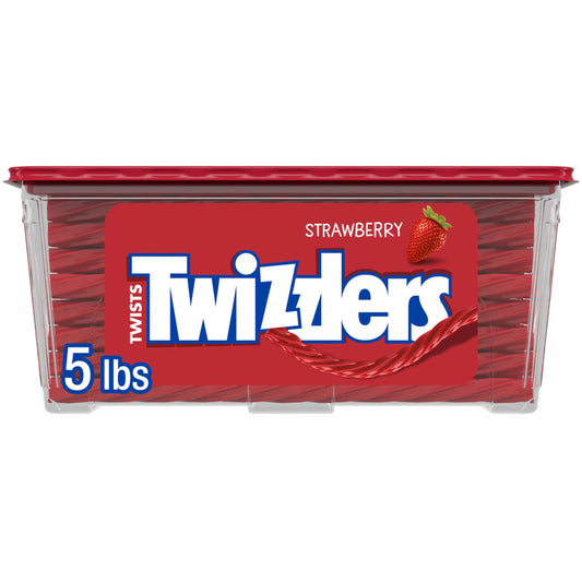 TWIZZLERS Twists Strawberry Flavored, 5 lb