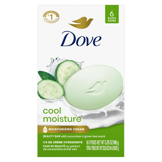 Dove Go Fresh Beauty Bar, 6 Bar