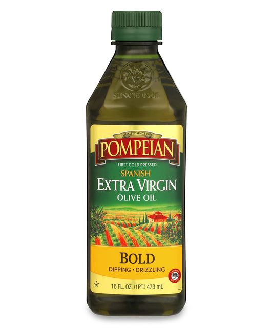 Pompeian Spanish Bold Extra Virgin Olive Oil, 16 Fl Oz