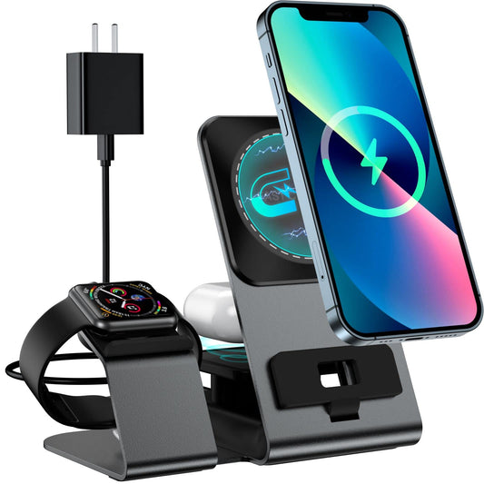 4-in-1 Fast MagSafe Magnetic Wireless Charging Station