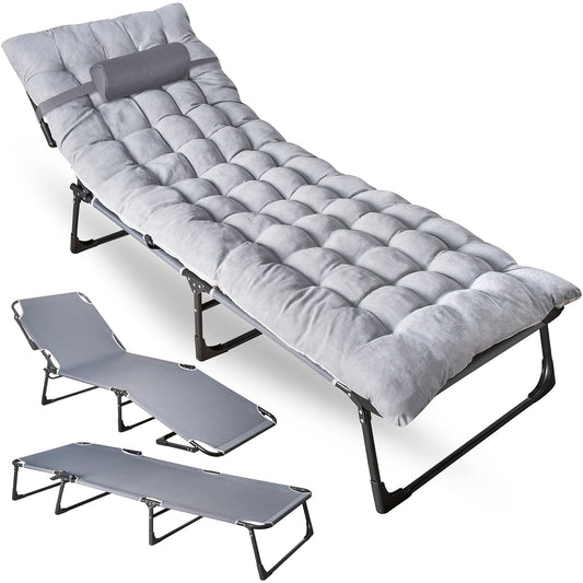 Zone Tech Position Adjustable Folding Cot & Cot Pad
