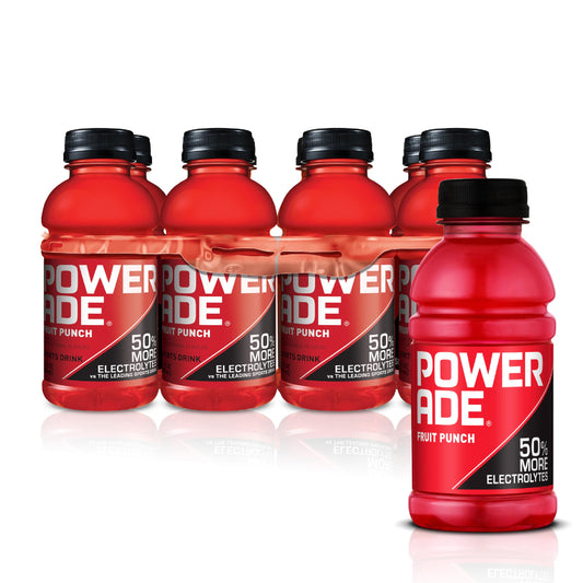 POWERADE Sports Drink Fruit Punch, Pack of 8