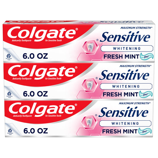 Colgate Sensitive Whitening Toothpaste, Pack of 3