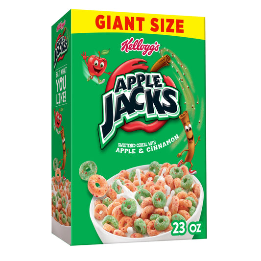 Kellogg’s Apple Jacks Breakfast Cereal, 23oz