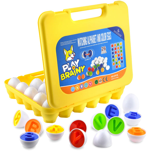 Montessori Alphabet Matching Eggs – 26-Piece