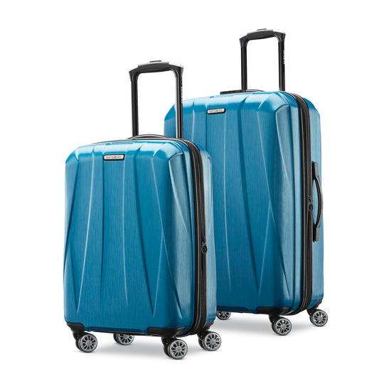 Samsonite Centric 2 Hardside Expandable Luggage with Spinner Wheels, Caribbean Blue, 2-Piece Set