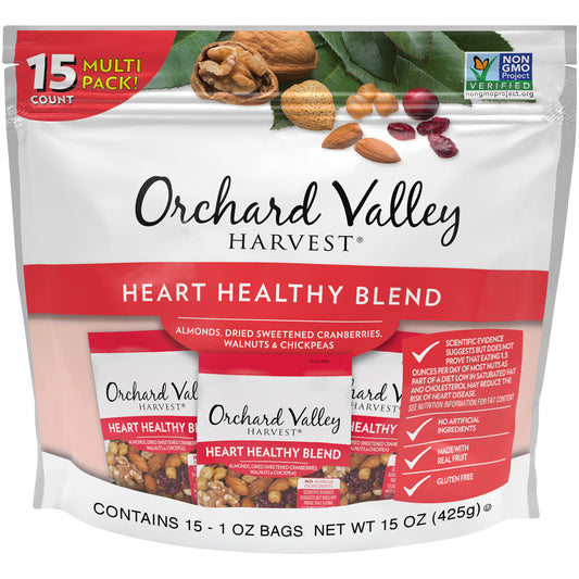 Orchard Valley Harvest Heart Healthy Blend, 15 Pack
