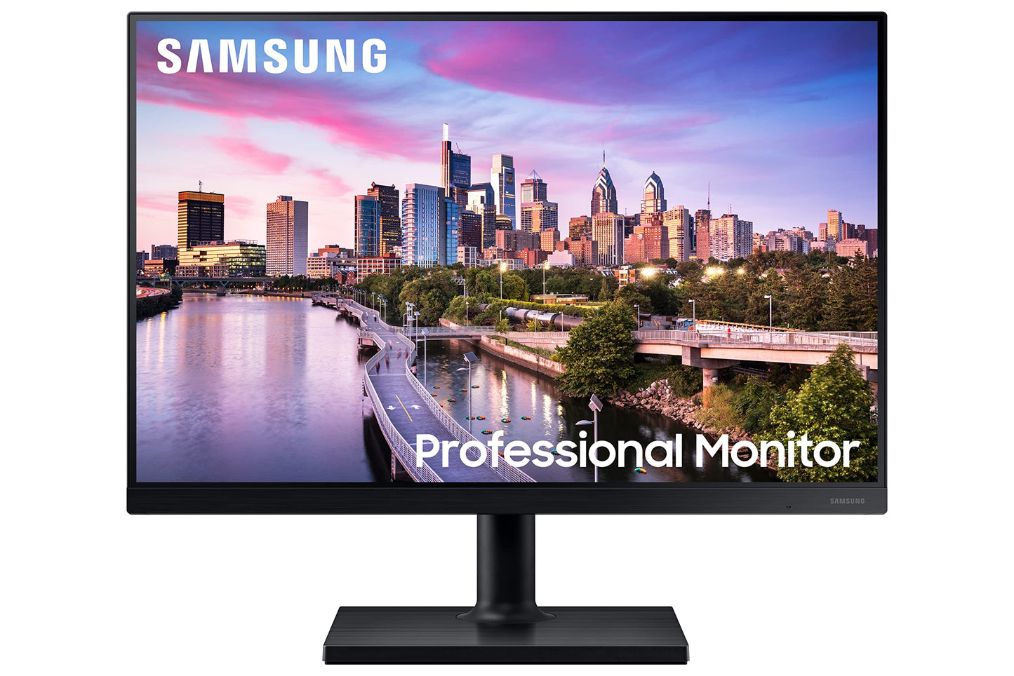 SAMSUNG FT45 Series 24-Inch 1920 x 1200 Computer Monitor, 75Hz, IPS Panel, HDMI, DisplayPort, DVI, USB Hub, Built-in Speakers, Height Adjustable Stand