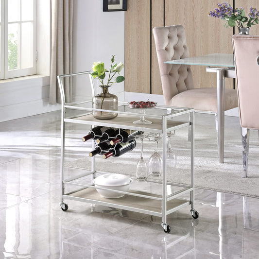 FirsTime & Co., 2 Tier Mobile Mini Bar Cart