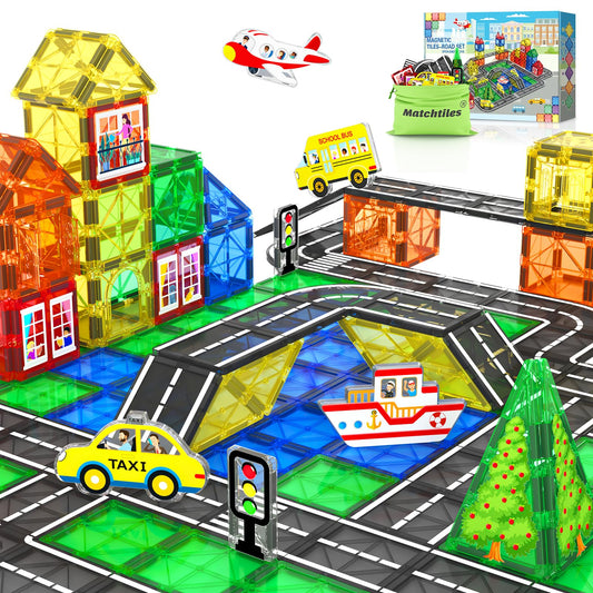Magnetic Tiles Road Toys