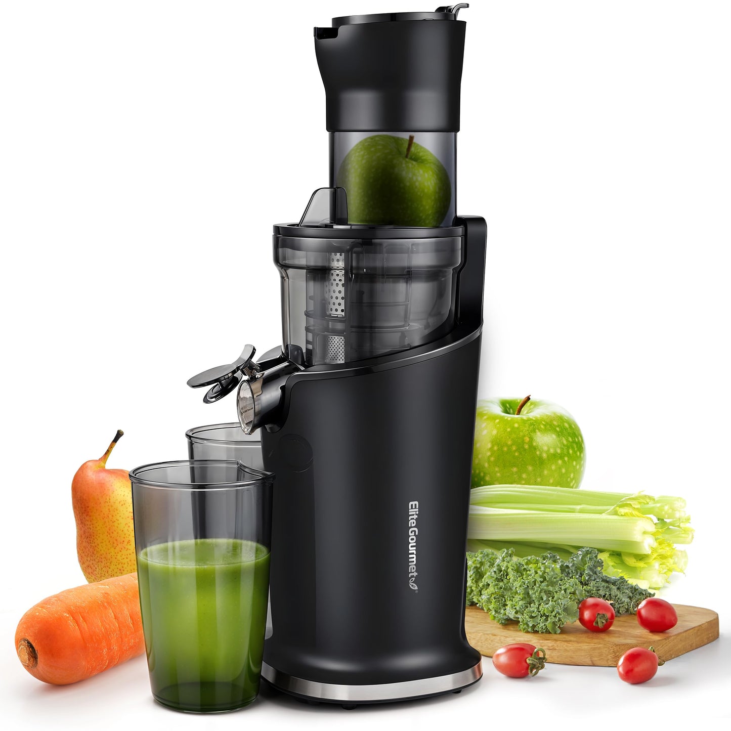 Elite Gourmet Dynamic Masticating Slow Juicer
