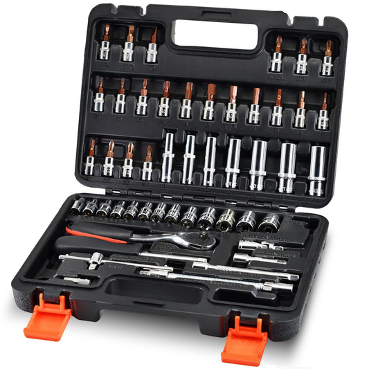 EXPIERD ❗️ 53-Piece Driver Bits Metric Tool With Socket Set