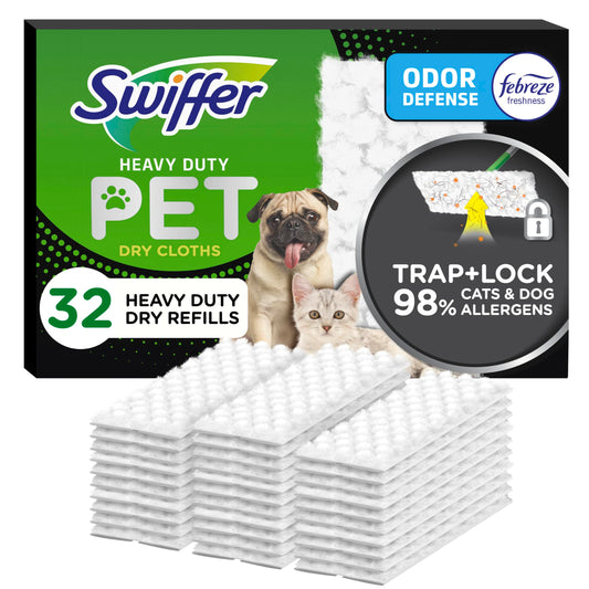 Swiffer Sweeping Dry Cloth Refills, 32 Count